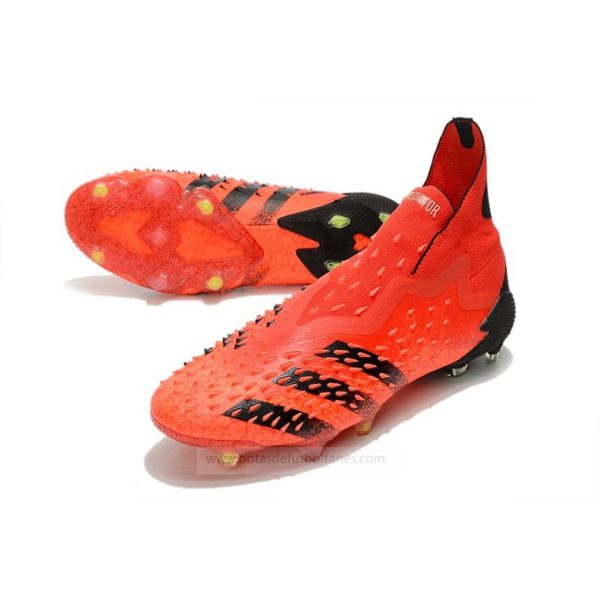 Adidas Predator Freak FG Meteorite Rojo Negro